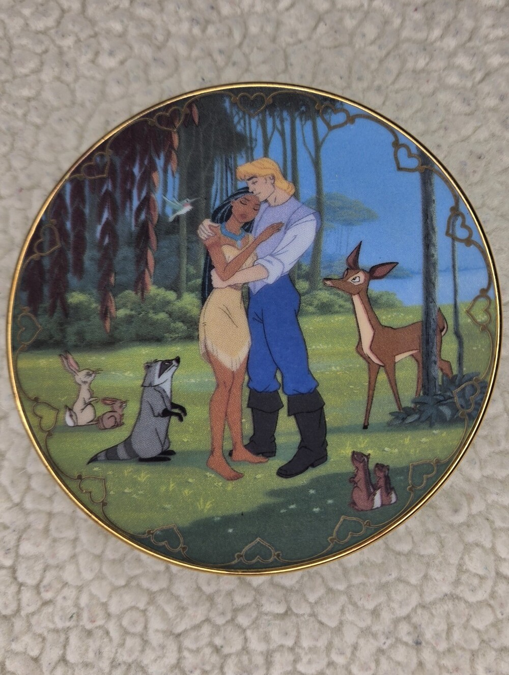 Disney Pocahontas Decorative Plate - By Bradford Exchange